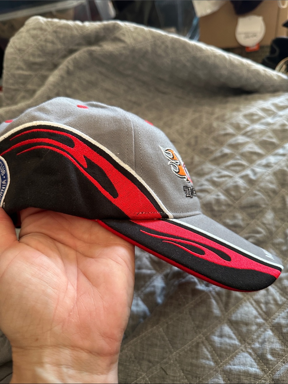 NHRA Gray & Red Members Only Racing Cap - Picture 5 of 6